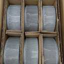 famiware Star Cereal Bowl Set, Soup Bowls Set of 6, Double Reactive Glaze, Stackable, 23 oz Deep Bowls Suitable for Cereal, Popcorn, Oatmeal, Dessert - Dishwasher and Microwave Safe, Smoky Blue