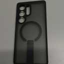 TOCOL Magnetic for Samsung Galaxy S25 Ultra Case, Kickstand with Upgraded Full Camera Protection, Compatible with Magsafe, Drop Protection Slime Cover for Samsung Galaxy S25 Ultra 6.9-Inch (Black)