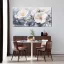Canvas Wall Art Decor Black and White Wall Art Decorations Vintage Flower Wall Art Prints Wall Art Pictures for Living Room Canvas Art Wall Decor Artwork for Walls Bedroom Office Decor 20" X 40"