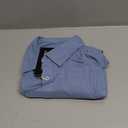 Alimens & Gentle Linen Shirts for Men Long Sleeve Casual Cotton Button Down Shirts Summer Beach Wedding Tops with Pocket Grey Blue Medium