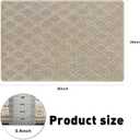 PURE ERA Carpet Stair Tread Landing Mat Tape Free Self Adhesive Non Slip Skid Resistant Indoor Doormat Area Rug Floor Mat for Kitchen Bathroom Workstations Washable 2' X 3'
