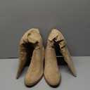 Erocalli Suede Knee-High Boots Fall Boot For Women Chunky Block High Heel Slouch Fashion Boot Round Toe Side Zipper, Size 10