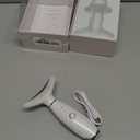 Dopsikn 7 Color Galvanic Machines - Red Light Therapy for Face and Neck, Face Massager Tool for Wrinkles, Double Chin, Vibrating Facial Massager with Thermals, White