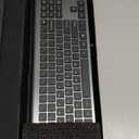 Wireless Mouse and Keyboard Combo, Silent FullSize Computer Keyboard with Calculator Button, 2400 DPI Mouse, Quiet Click, Slim Cordless USB Set for Laptop PC Windows Mac  Space Grey