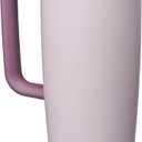 Owala FreeSip Tumbler Insulated Stainless Steel Water Bottle with Built-in Straw and Side Handle, For Travel, Work, School, and Sports, 40oz, BPA Free, Leak Proof, Dreamy Field