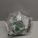 Industrial Drum Chandeliers, Modern Black Metal Pendant Lighting Walnut Wood Grain 4-Ligth Semi Flush Mount Chandelier 12" for Foyer Entryway Kitchen Hallway Dining Room