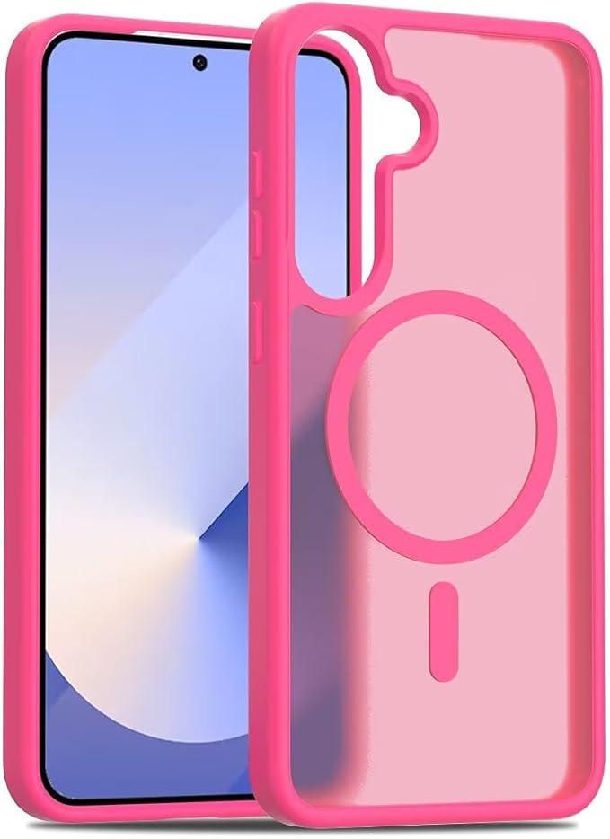 Case for Samsung Galaxy S25 Plus, Military Grade Drop Protection Slim Matte Shockproof Anti-Slip with Wireless Charging Phone Case