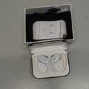 Bluetooth Headphones Wireless Earbuds with 75Hrs Playback, LED Display Charging Case, IPX7 Waterproof, Over-Ear Design Ear Buds for Sports/Running/Workout - White