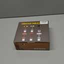 Portable Mushroom Table Lamp with 5200mAh Battery, Cordless LED Night Light with Stepless Dimming, 3 Color Modes & Adjustable Height for Bedroom, Patio, Bar Decor and Coffee Shop Ambiance (Balck-tall) (Black-11in)