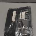 Hleelomi 5 Pack 40-inch Suit Bag Garment Bag for Travel and Storage, Garment Bags for Hanging Clothes with Zipper and Visible Transparent Window, Black