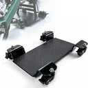 Motorcycle Center Stand Mover Dolly with Non-Slip Pad & Locking Casters