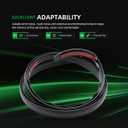 2Pcs Left and Right Side Roof Molding Drip Weatherstrips Fit for Toyota Tacoma Double CAB 2005-2015, Roof Moulding Trim Seal Kit Replace 75551-04062, 75551-04061, 75551-04060, 75552-04062