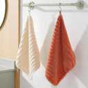 Featuman Microfiber Cleaning Rags Bulk, 10 Pcs Cleaning Towels Reusable and Washable, Dark Gray Microfiber Towel for Kitchen, Housekeeping, Bathroom