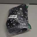 Motherhood Maternity Womens Long Sleeve Wrap Flounce Midi Pregnancy Dress (Medium, Mixed Dot)