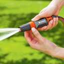 GARDENA Cleaning Nozzle: Water nozzle with infinitely adjustable jet, for cleaning and spraying, water stop, frost protection, packaged (18300-20), 1.0712 Liters