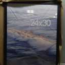 24x30 Poster Frame, Black 24 x 30 Frame for Horizontal or Vertical Wall Mounting, 1 Pack