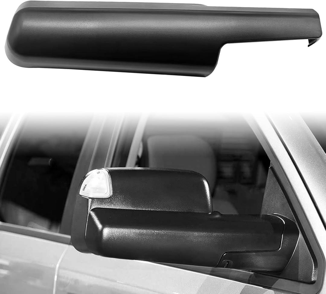 Right Passenger Side Trailer Tow Mirror Cover for 2014-2019 Dodge RAM 1500/2500/3500 - Direct Replacement for OEM #68263392AA