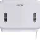 Twin Jumbo Roll Toilet Paper Dispenser Commercial,Hold 9” Two-Roll