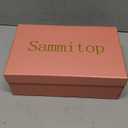 SAMMITOP Women's Pointed Toe Mary Jane Pumps High Heel Shoe with Ankle Strap (8, Beige)