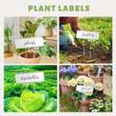30-Pack Metal Plant Labels Weatherproof Garden Markers, Garden Label Markers Outdoor for Plants Vegetables Herb Seedlings Flowers,with a Pen