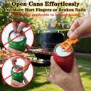 6PCS Colorful Can Tab Openers & Leak-Proof Drink Covers(6 PCS), one size