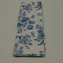 Blue and White Floral Rectangle Tablecloth Vintage Chinoiserie Flowers Table Cloth for Kitchen Dining Tablecloths Table Cover Decor for Party Patio 54 x 72 Inch