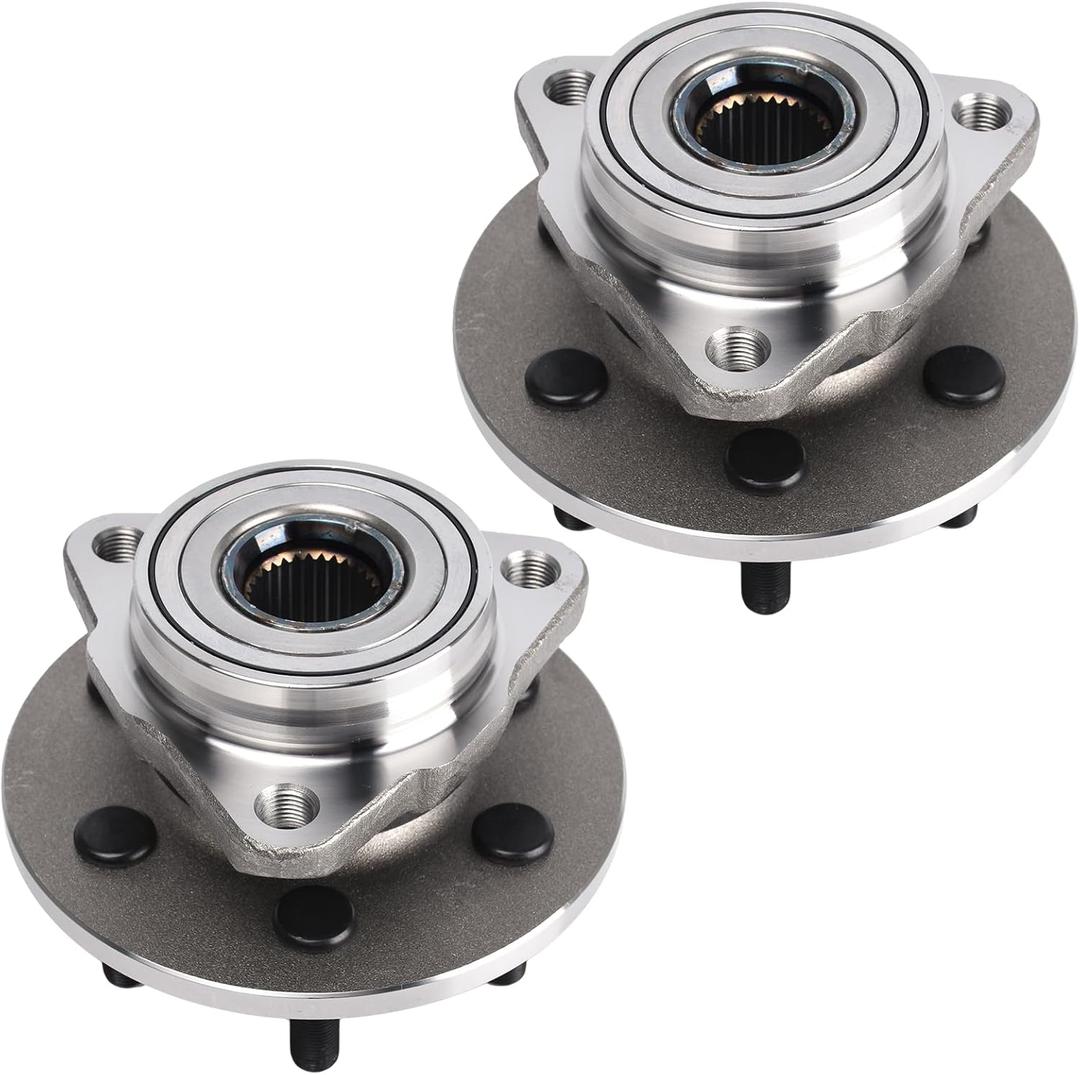 PAROD - 2PCS 515007 Front Wheel Hub & Bearing Assembly Fit for Dodge Dakota 1997-2004, Durango 1998-2003 4WD; 2-Wheel ABS
