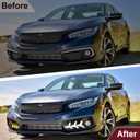 Fog Lights Led Daytime Running Light DRL for Honda Civic 10th Gen 2019 2020 Civic Sedan Coupe LX EX Turn Signal Lights Civic Accessories (CIVIC 2019-2020-Sedan)