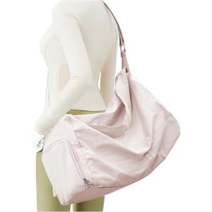 Small Gym Bag with Shoe Compartment, Workout Sport Duffle Bag for Women Travel, Waterproof Shoulder Overnight Bags Lightweight Carry on Tote Bags for Swim, Yoga, Dance