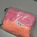 Fromm Softees Microfiber Salon Hair Towels for Hairstylists, Barbers, Spa, Gym in Hot Pink/Orange, 16" by 29", 10 Count Perfect Hair Care Towel for Drying Curly, Long, Wavy Hair