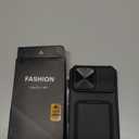 SSLOTSCASE for iPhone 17 Pro Max Case with 2X Privacy Screen Protector, Card Holder & Sliding Lens Cover & Kickstand, Military-Grade Heavy Duty Phone Case Cover for iPhone 17 Pro Max 6.9'', Black