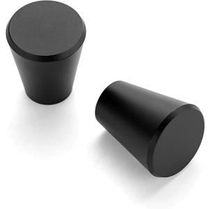 Ravinte 10 Pack 3/4 inch Kitchen Cabinet Knobs Drawer Knobs Dresser Knobs Matte Black Knobs Drawer Pulls Door Knobs Dresser Drawer Handles Knobs for Dresser Drawers