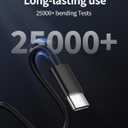 4 x USB C to USB C Cable, 2-Pack 6FT 60W Fast Charging Cable Type C Charger Cord for iPhone 17/17 Pro/17 Pro Max/Air/16/15 Pro Max/Plus, iPad, MacBook, Galaxy S25/S24/S23, Pixel 10/9/8/7, Tablet, Android