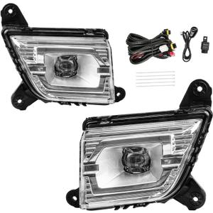 PHILTOP Fog Light Assembly for 2019-2021 Chevy Silverado 1500/1500 LTD & 2020-2023 Silverado 2500/3500 HD, 2pcs (/)