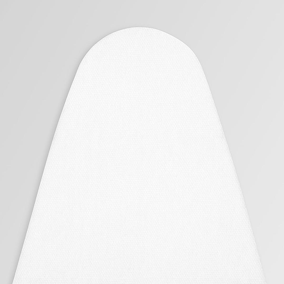 Encasa XO Ironing Board Cover and Pad 42"x14" - 4mm Felt Medium Iron Board Cover with Padding - Heat Resistant, Stain-Safe Dye, Non Slip Elastic Bungee Cord Tightening Iron Table Cover White