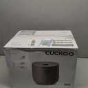 CUCKOO Micom Rice Cooker 3-Cup Uncooked / 6-Cup Cooked with Nonstick Inner Pot, Small Rice Maker with 8 Menu Options, Fuzzy Logic Technology, Auto Clean, Quick Rice Mode, Gray (CR-0375FG)