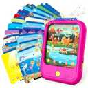 Kids Learning Tablet Educational Learning Pad for Toddlers 2-5 to Learn Alphabets, Numbers, Foods, Time, Music, Talking Cards for ToddlersLearning Educational Toy Kids Gifts