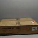 72 Inch Large Ceiling Fans with Lights, Modern Black Ceiling Fans with 8 Wooden Blade, 6 Speeds, Reversible DC Motor, 3 Colors LED Fans Light for Indoor Living Room/Covered Outdoor