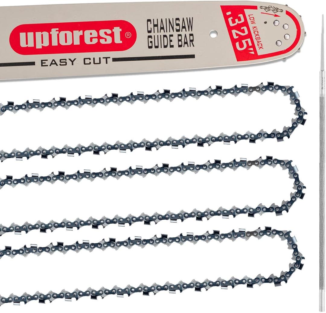 20 Inch guide bar and Saw chain .325" Pitch .050" Gauge 66 Drive Links Fits Husqvarna 435, 430 and More (KF16066DE3L)