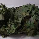 Camo Netting, Camouflage Netting, Hunting Blind Camo Net, Army Party Decorations, Sunshade Fence Nets, Lightweight, Bulk Roll, Mesh, Great for Camping, Shooting, Photograph, Car Cover, Outdoor (10ftx20ft, Woodland)