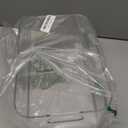 ClearSpace Clear Plastic Storage Bins – Pantry Organizers & Storage Containers, Cabinet Organizer - Home Organization Must Haves for Kitchen, Laundry Room, Office, Closet, Garage & Freezer, 12×8