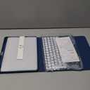 Harvopu Compatible with iPad Air 11 Inch & Air 5th/ Air 4th Generation Case with Keyboard - Multi-Touch Trackpad, 7-Color Backlit, Detachable Folio Keyboard Cover for Air 11-inch M4/M3/M2 (Navy Blue)