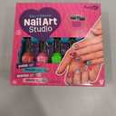 Nail Art Studio for Girls - Birthday Gift - Nail Polish Kit for Kids Ages 7-12 Years Old - Girl Gifts Ideas - Gift Set - Girly Stuff - Polish, Pens, Glitter, Stickers, Gems, Filer - 8 9 10 11 12 Year