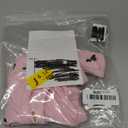 Newborn Baby Girl Nightgown, Long Sleeve Sleeper Gown with Mittens & Headband, Baby Girl Gifts Going Home Outfit with Open Bottom, Easy to Change Diapers 0-6 Months Pink Heart