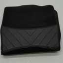Automotive Rubber and Carpet Floor Mats: 4 Piece Set (Front + Rear), Universal Fit, Black (109-14)