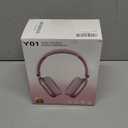 Wentronic Y01 Wireless Noise Canceling Headphones Bluetooth 5.3 Over Ear Headphones with Microphone, Hi-Res Audio, 48H Playtime, Foldable Comfortable Earpads,Compatible with iOS,Android,PC, Pink