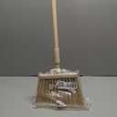 SPARTA 41082EC25 Plastic Color Coded Broom, Flagged Bristles, Long Broom With Angled Head For Large Debris, 56 Inches, Tan