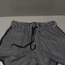 IWOLLENCE Women's Checkered Shorts Elastic Waist with Drawstring Plaid Short Pants Beach Summer with Pockets, Medium