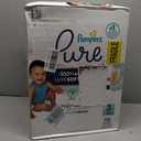 Pampers Pure Baby Diapers, Size 3 (16-28 lbs), 116, Up to 100% Leakproof, Premium Hypoallergenic Soft Diapers