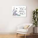 Framed Inspirational Quote Wall Art-Floral Canvas Print Paintings Pictures for Hummingbird and Butterfly Wall Dcor for Bedroom, Living Room, Bathroom, Office Ready to Hang16x24Inch